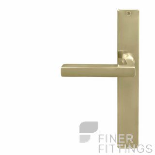 WINDSOR 8225 - 8288 USB FEDERAL SQUARE LONG PLATE HANDLES UNLACQUERED SATIN BRASS