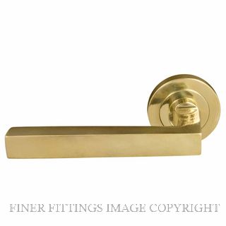 WINDSOR 8221D UB FEDERAL 52MM ROSE DUMMY HANDLE UNLACQUERED BRASS