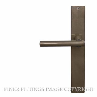 WINDSOR 8205RD AB CHARLESTON SQUARE LONGPLATE DUMMY HANDLE ANTIQUE BRONZE