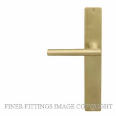 WINDSOR 8205 - 8274 MSB CHARLESTON LEVER ON PLATE MATT SATIN BRASS