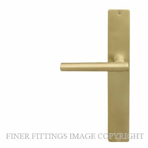 WINDSOR 8205 - 8274 MSB CHARLESTON LEVER ON PLATE MATT SATIN BRASS