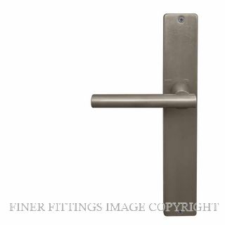 WINDSOR 8205RD NB CHARLESTON SQUARE LONGPLATE DUMMY HANDLE NATURAL BRONZE