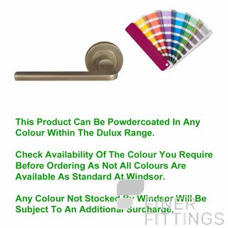 WINDSOR 8211 - 8219 PC CHALET LEVER ON ROSE POWDERCOAT