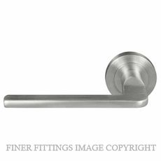 WINDSOR 8211 - 8219 SC CHALET LEVER ON ROSE SATIN CHROME