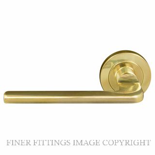 WINDSOR 8211D UB CHALET 52MM ROUND ROSE DUMMY HANDLE UNLACQUERED BRASS