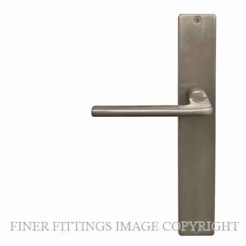 WINDSOR 8215 - 8300 NB CHALET LEVER ON PLATE NATURAL BRONZE