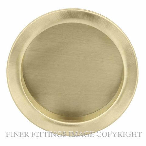 WINDSOR 8105 USB SINGLE FLUSHPULL 55X11MM UNLACQUERED SATIN BRASS