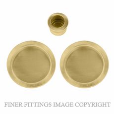 WINDSOR 8107 MSB PASSAGE FLUSHPULL KIT MATT SATIN BRASS