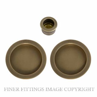 WINDSOR 8107 RB PASSAGE FLUSHPULL KIT ROMAN BRASS