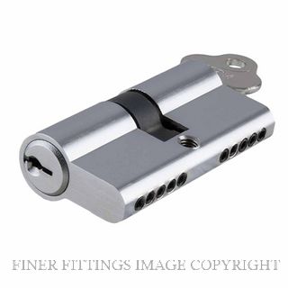 TRADCO 8563 DUAL FUNCTION 65MM EURO LOCK CYLINDERS CHROME PLATE