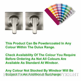 WINDSOR 9077 PC MINI TURN SET - 54X54MM SQUARE ROSE POWDER COAT