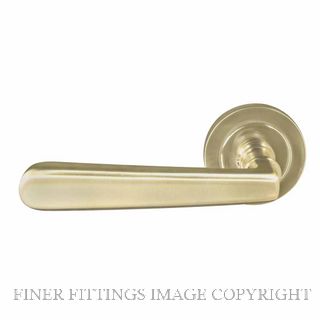 WINDSOR 8231 USB VILLA 52MM ROUND ROSE HANDLES UNLACQUERED SATIN BRASS