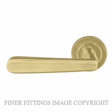 WINDSOR 8231 - 8239 VILLA LEVER ON ROSE MATT SATIN BRASS