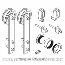 BRIO OPEN RAIL SQUARE TIMBER FITTING PACK SSS SATIN STAINLESS