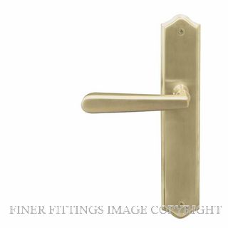 WINDSOR 8234RD USB VILLA TRADITIONAL LONGPLATE DUMMY HANDLE UNLACQUERED SATIN BRASS