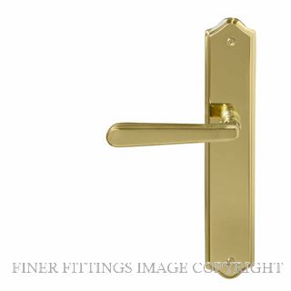 WINDSOR 8234RD UB VILLA TRADITIONAL LONGPLATE DUMMY HANDLE UNLACQUERED BRASS