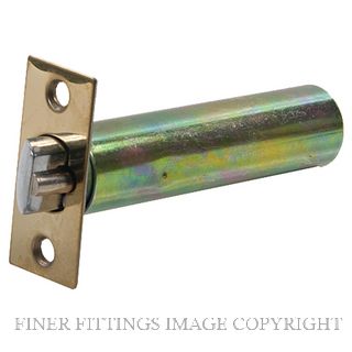 SYLVAN EC127 CYLINDRICAL EXT LATCH 127MM POLISHED BRASS