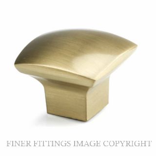 SYLVAN EU70 31MM CABINET KNOB BRUSH BRASS