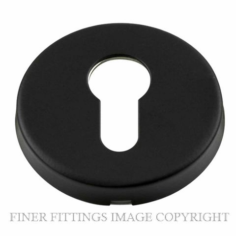 SYLVAN I-ESC8E BLK ROUND EURO ESCUTCHEON MATT BLACK