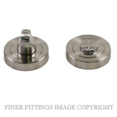 SYLVAN I-TT6 ROUND BATHROOM TURN & EMERG RELEASE 50MM SATIN NICKEL