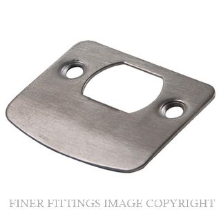 SYLVAN EC STRIKE PLATE FOR KEY AND KNOB STAINLESS STEEL
