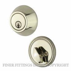 SYLVAN EDB1 SINGLE CYLINDER DEADBOLT POLISHED BRASS