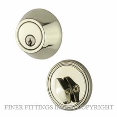 SYLVAN EDB1 SINGLE CYLINDER DEADBOLT POLISHED BRASS