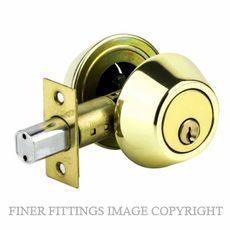 SYLVAN EDB2 DOUBLE CYLINDER DEADBOLT POLISHED BRASS