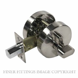 SYLVAN EDB5 SINGLE CYLINDER DEADBOLT ROUND BACK PLATE SATIN NICKEL