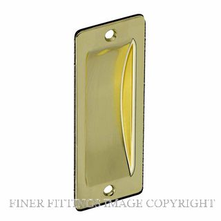 SYLVAN FP ZINC ALLOY FLUSH PULL POLISHED BRASS