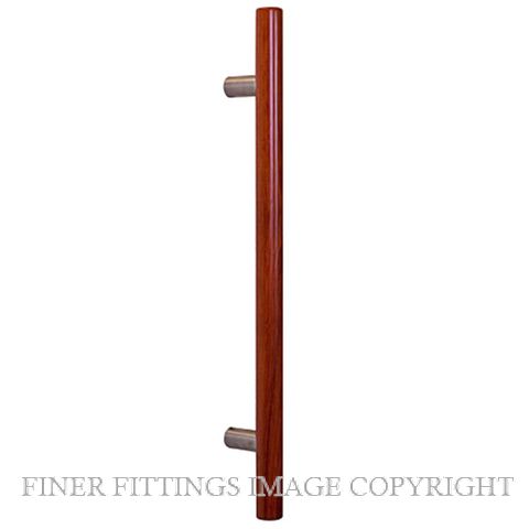 SYLVAN XP6 BAR PULL HANDLES BTB 600MM O/A JARRAH