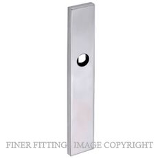 JNF OUTLINE LEVER ON PLATE SATIN STAINLESS-MATT BLACK