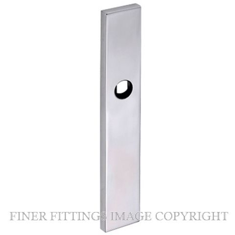 JNF OUTLINE LEVER ON PLATE SATIN STAINLESS-MATT BLACK