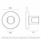 JNF IN04101 BATHROOM PRIVACY TURN SATIN STAINLESS