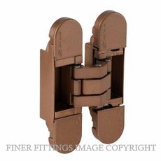 JNF IN.05.061.SC 3D ADJUSTABLE INVISIBLE HINGE COPLAN COPPER