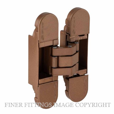 JNF IN.05.061.SC 3D ADJUSTABLE INVISIBLE HINGE COPLAN COPPER