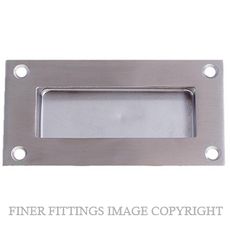 SYLVAN FP4 FLUSH PULL 102MM BRUSHED STAINLESS STEEL