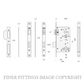 JNF IN.20.895.60 EURO MORTICE LOCK 60MM