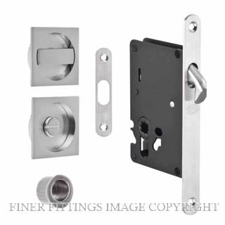 JNF IN20938NS MORTISE LOCK KITSET FOR SLIDING DOORS SQUARE SN