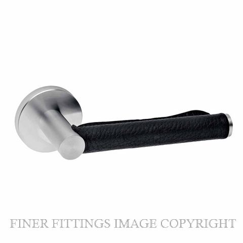 JNF SR.00.002.N LEVER HANDLE SKIN BLACK LEATHER