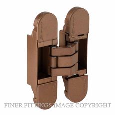 JNF IN.05.064.SC 3D ADJUSTABLE INVISIBLE HINGE COPLAN COPPER