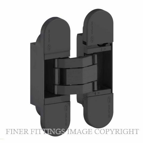 JNF IN.05.064.B 3D ADJUSTABLE INVISIBLE HINGE COPLAN MATT BLACK