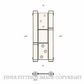 JNF IN.05.660 DOUBLE ACTION SPRING HINGE SATIN STAINLESS