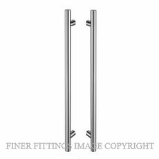 JNF IN.07.286.D.30 BACK TO BACK PULL HANDLE SATIN STAINLESS