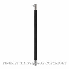 JNF IN.07.701.N SKIN PULL HANDLE 900MM SATIN STAINLESS-BLACK LEATHER