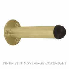 WINDSOR 5186 MSB 87MM PIPE DOORSTOP SKIRTING FIX MATT SATIN BRASS