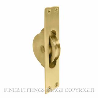 WINDSOR 5197 MSB SASH PULLEY MATT SATIN BRASS