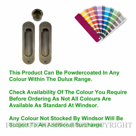 WINDOR 8079 PC SLIDING DOOR FLUSH KIT POWDER COAT