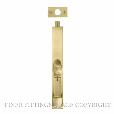 WINDSOR 5028 MSB FLUSH BOLT MATT SATIN BRASS