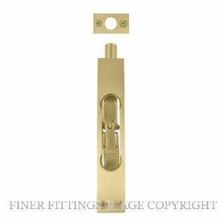 WINDSOR 5308 MSB HEAVY DUTY FLUSHBOLT 150X25MM MATT SATIN BRASS